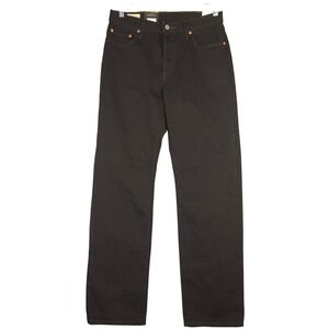 Levi's 501 90s Straight Leg Premium Quality Black Denim Jeans 28x32 (Fits 30x32)